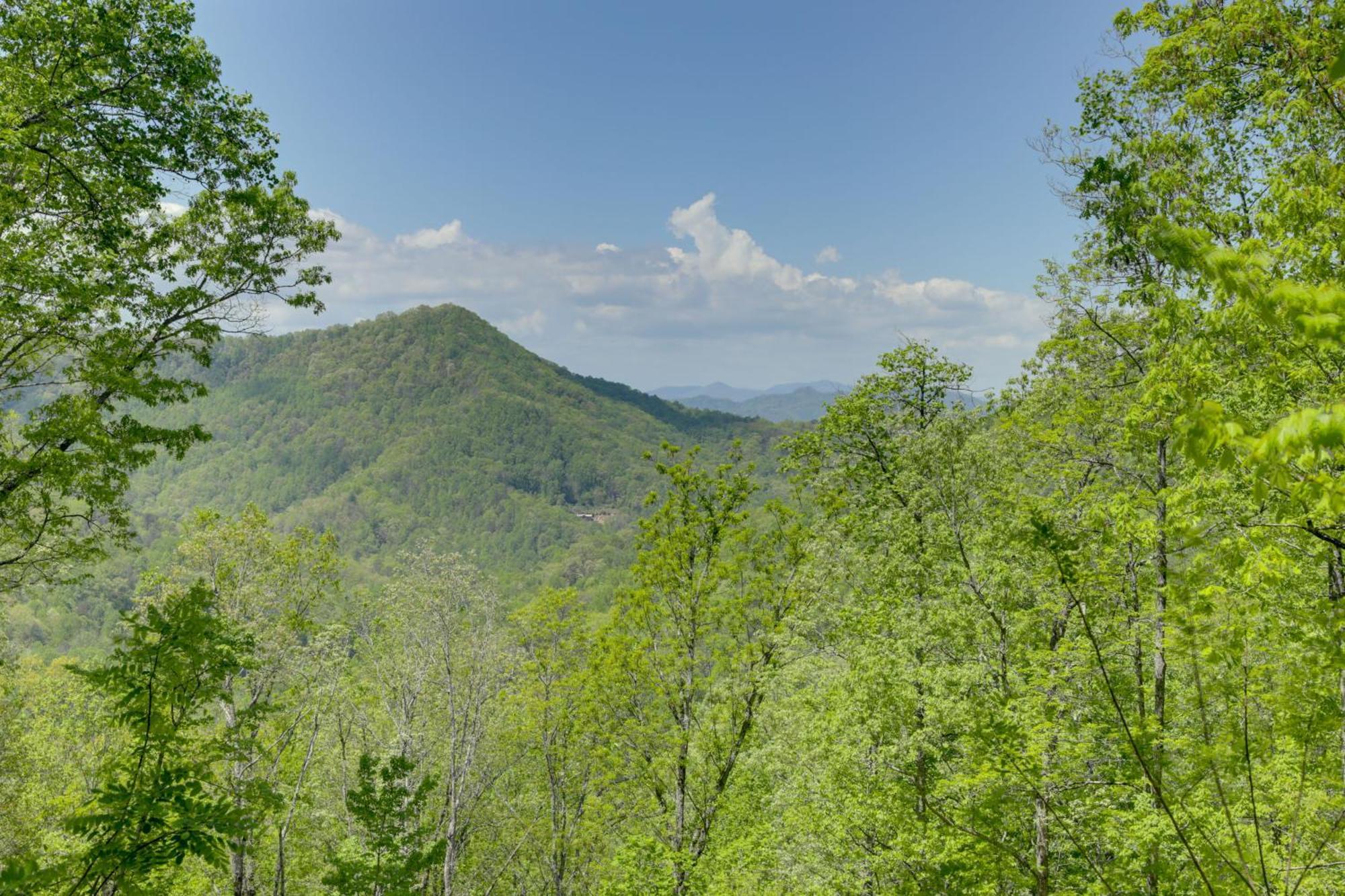 Bryson City Cabin With Hot Tub And Mountain Views! エクステリア 写真